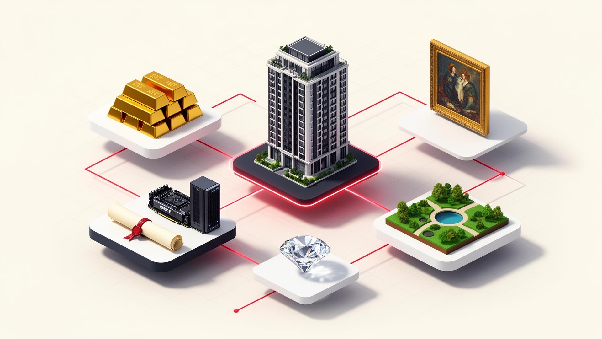 Real World Assets tokenised on SWSS Chain, gold, real estate, art, compute, land and deeds